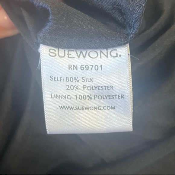 Sue Wong Beaded Silk Petal Mini Dress - Picture 5 of 6